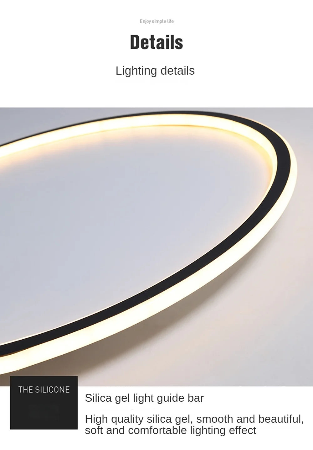 LED Modern Ceiling Light, Living Room, Bedroom, Hallway, Balcony, Circular Light, Pendant Lamp, Indoor Ceiling Lighting Fixture