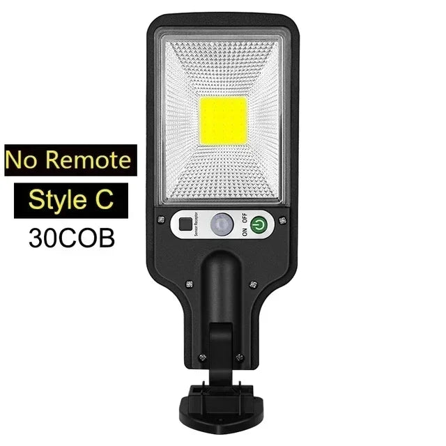 LED Outdoor Solar Lights 30/72/108COB Courtyard Waterproof Wall Lamp Motion Sensor Garden Terrace Garage Door Street Lamp