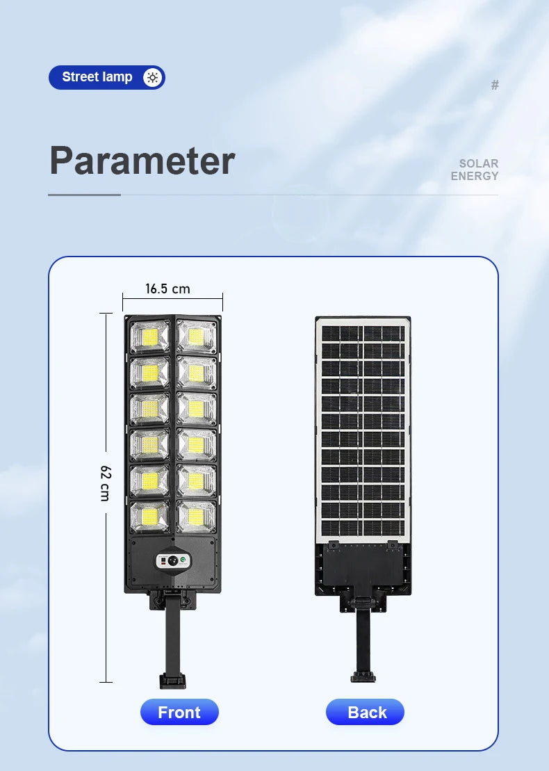 Super Bright 1008-LED Solar Lights Outdoor Street Lamp 3 modes IPX65 Waterproof Garden Lighting With Smart Motion Sensor