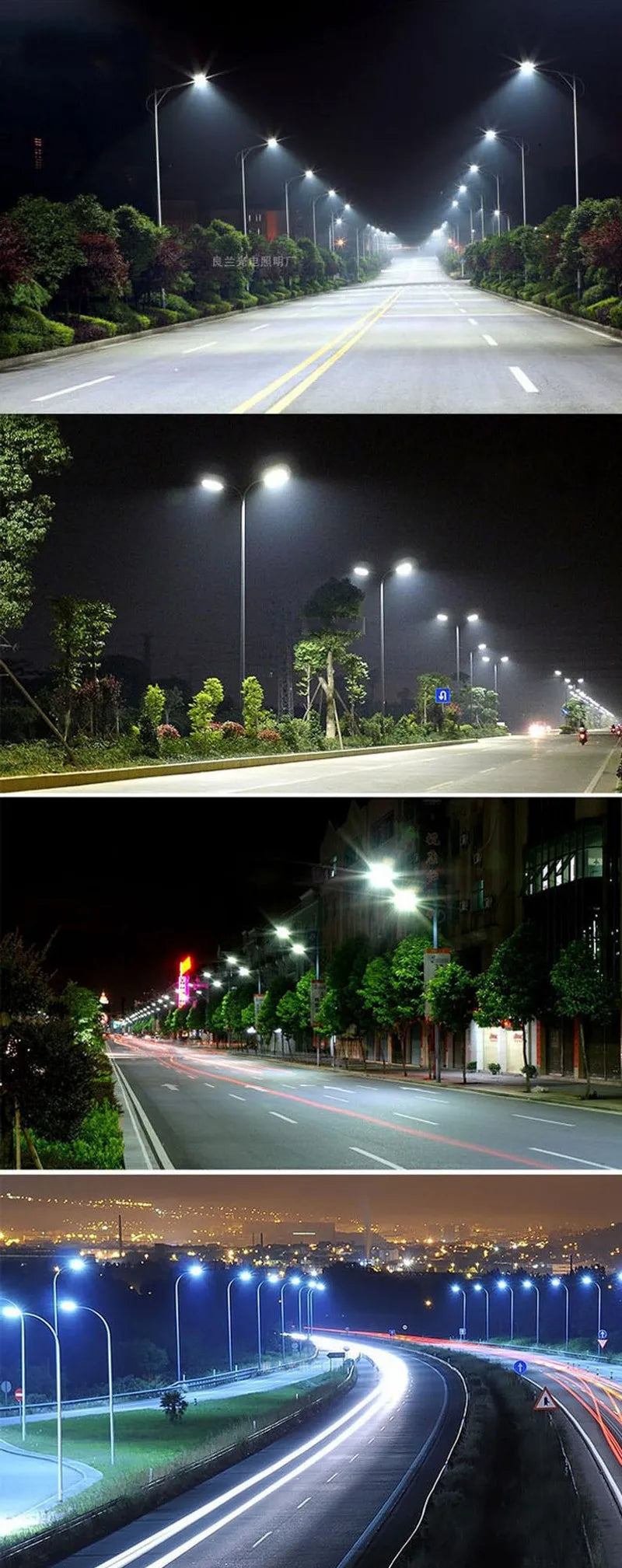 30W 50W 100W Street Light-150W LED OutdoorLights for Garden Lights Road Lamp AC110V 220V 230V 240V COB Streetlight Lighting