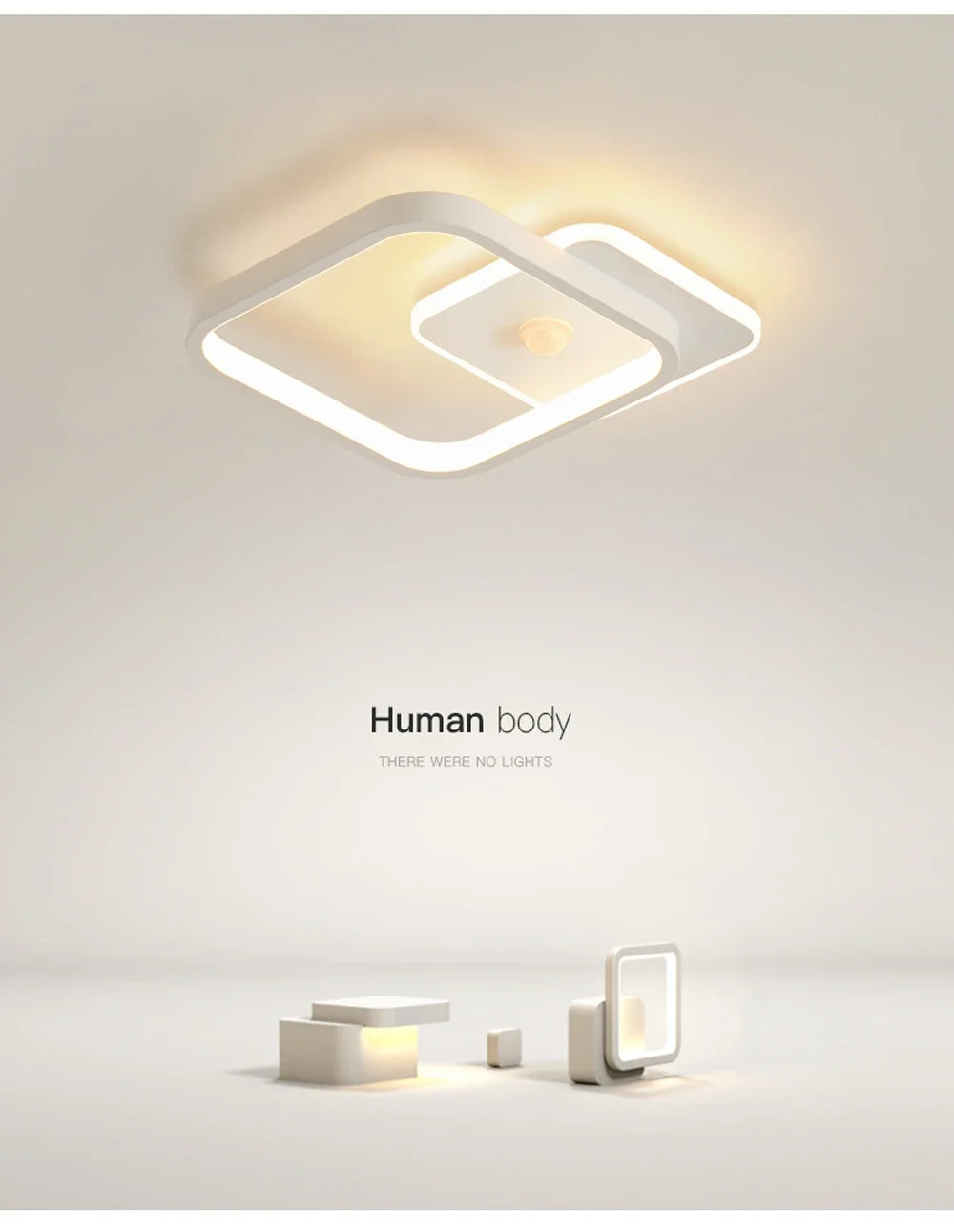 Modern LED Ceiling Lamp For Living Room Bedroom Aisle Corridor  Stairs Ceiling Light Motion Sensor Chandelier Lighting Fixture
