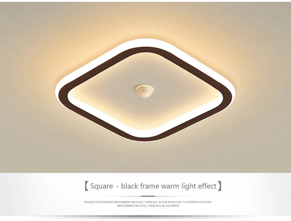 Modern LED Ceiling Lamp For Living Room Bedroom Aisle Corridor  Stairs Ceiling Light Motion Sensor Chandelier Lighting Fixture