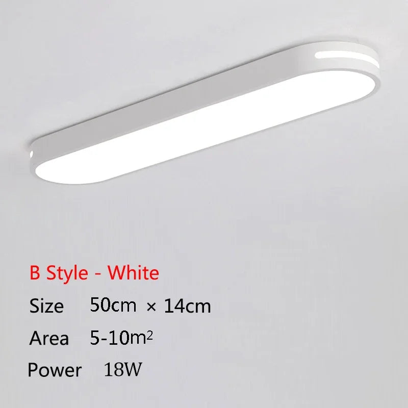 Modern Led Ultra-Thin Ceiling Light Balcony Corridor Bedroom Home Decoration Indoor Lighting Kitchen Restaurant Ceiling Light