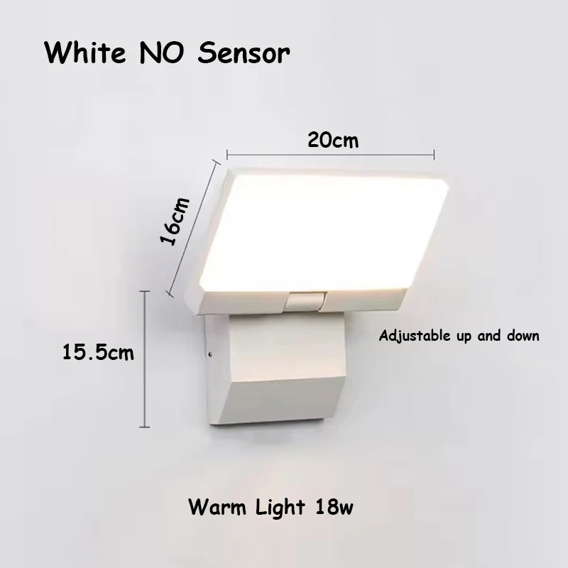 Motion Sensor LED Wall Light