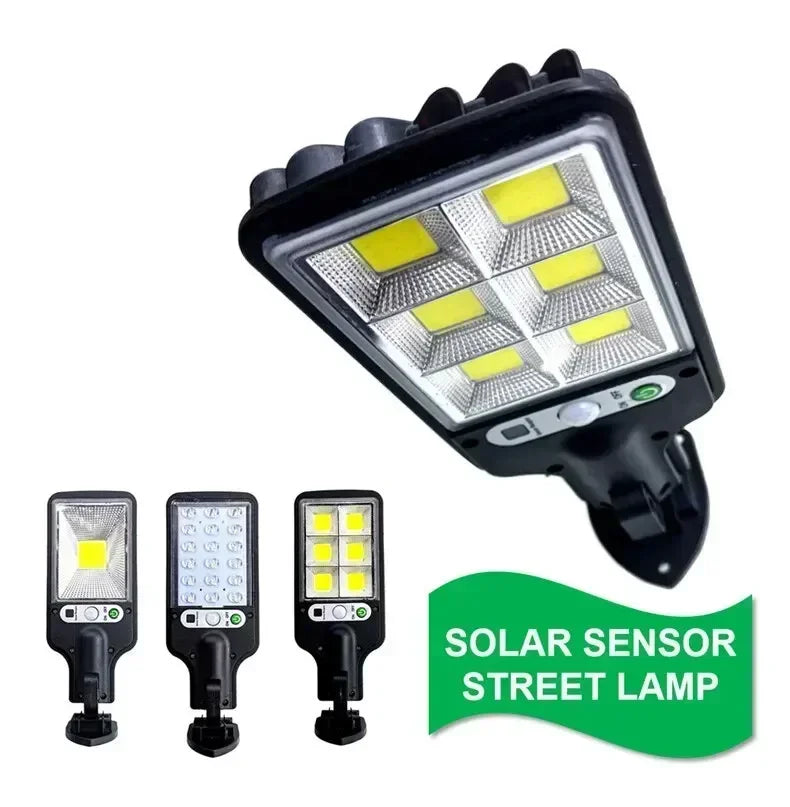 LED Outdoor Solar Lights 30/72/108COB Courtyard Waterproof Wall Lamp Motion Sensor Garden Terrace Garage Door Street Lamp