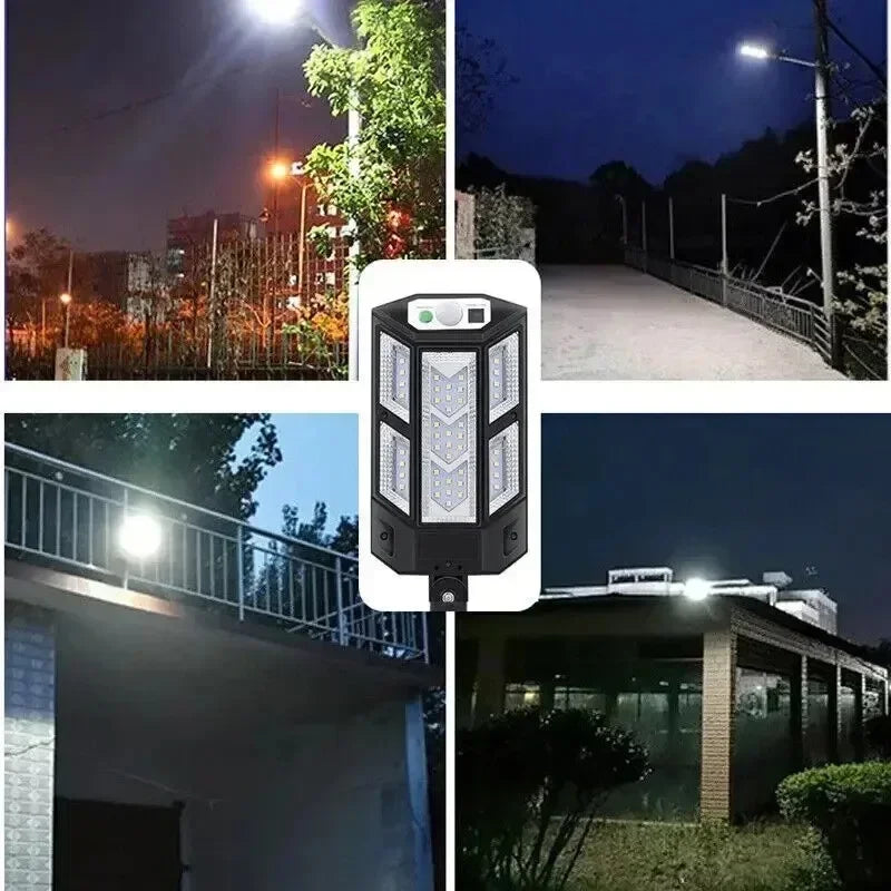 Newest Solar LED Light 300000LM Outdoor Solar Lamp Of Motion Sensor 4 Mode Waterproof IP65 Solar Garden Light Street Yard