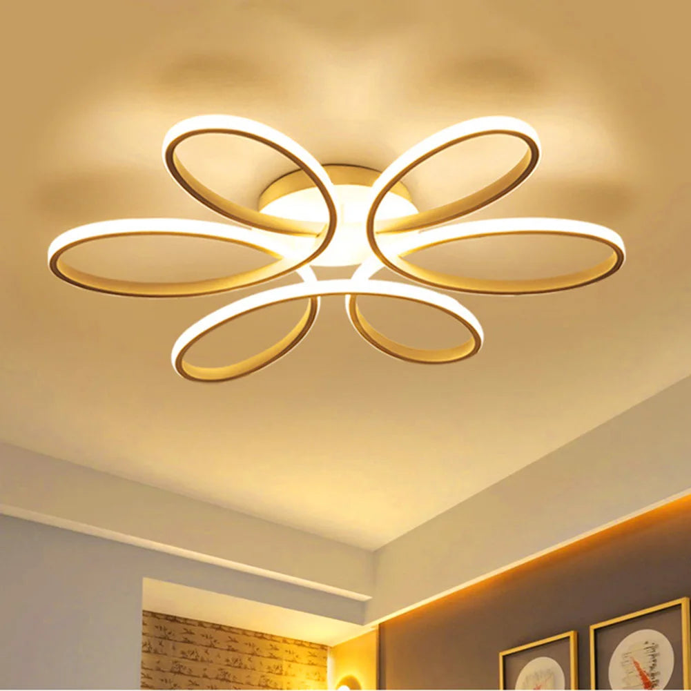 LED Ceiling Lamp Three Colors Flush Mount Lamp Modern Style Hallway Balcony Bedroom Living Room Chandelier Home Indoor Lighting