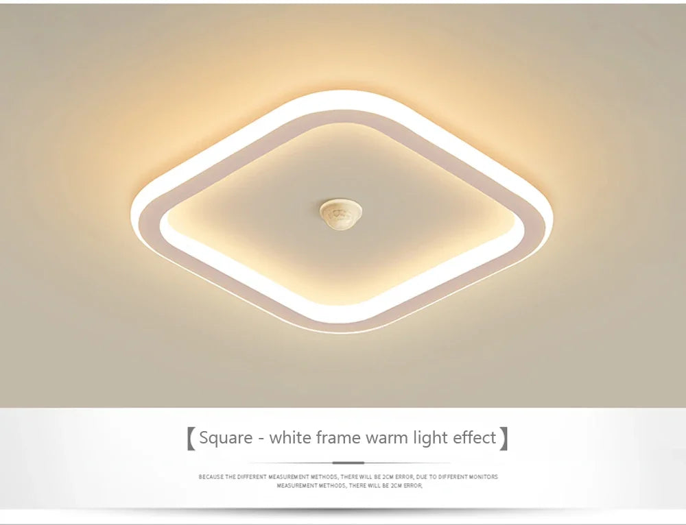 Modern LED Ceiling Lamp For Living Room Bedroom Aisle Corridor  Stairs Ceiling Light Motion Sensor Chandelier Lighting Fixture