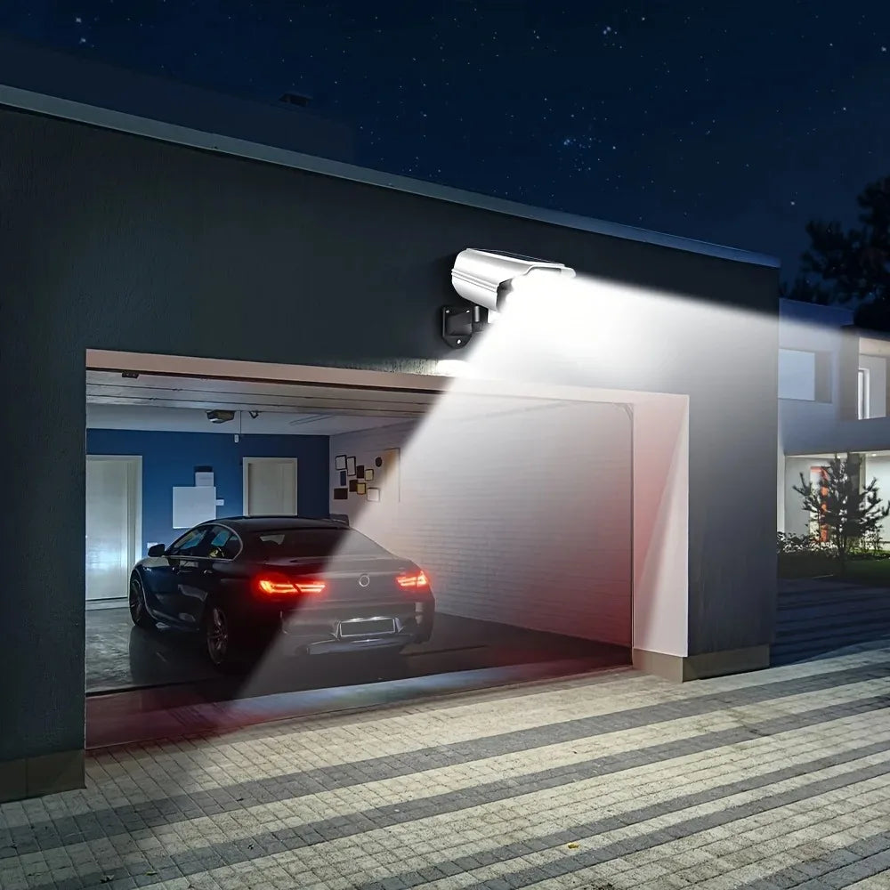 Outdoor Motion Sensor Solar Lights 77LED Solar Motion Sensor LED Light Outdoor Camera Porch Garden Wireless Security Floodlights