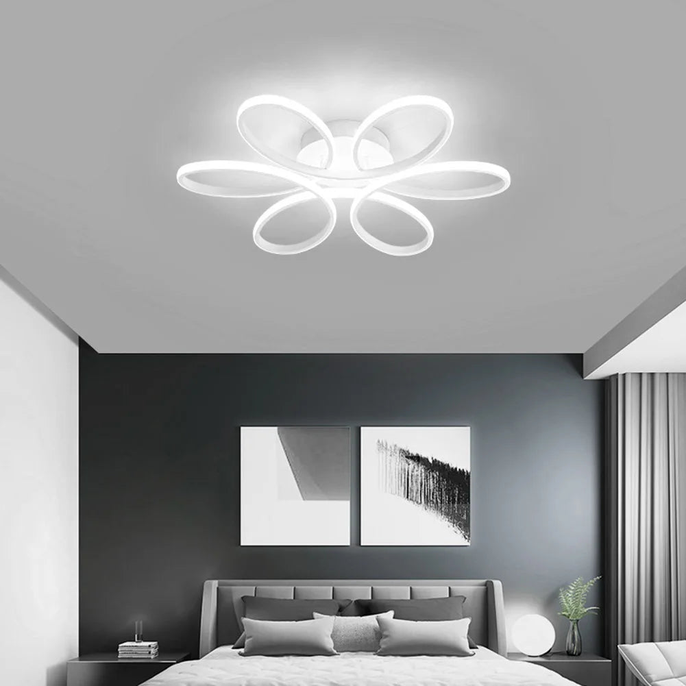 LED Ceiling Lamp Three Colors Flush Mount Lamp Modern Style Hallway Balcony Bedroom Living Room Chandelier Home Indoor Lighting