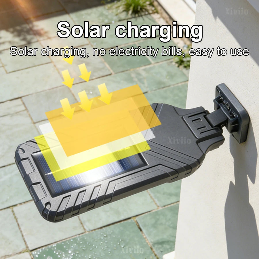 1500W High Power Solar LED Lamp Super Bright Street Light Waterproof Motion Sensor Solar Garden Light Outdoor Yard Garage Lights
