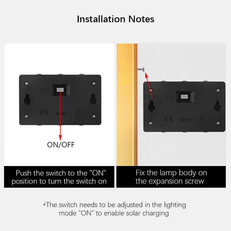 6LED Solar Lights, Outdoor Atmosphere Wall Lamp,Up And Down Light Control for Garden Yard Street Balcony-Terrace Camping Decor