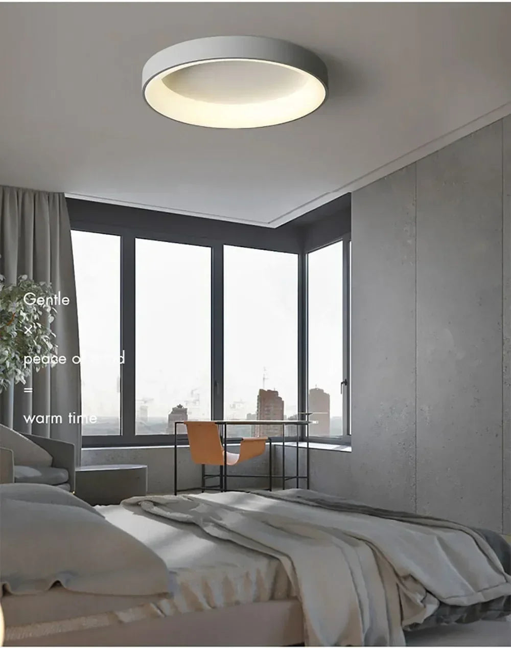 Nordic Ceiling Light Modern LED Simple Lamps For Living Room Bedroom Study Restaurant Home Indoor Round Decor Lighting Fixture