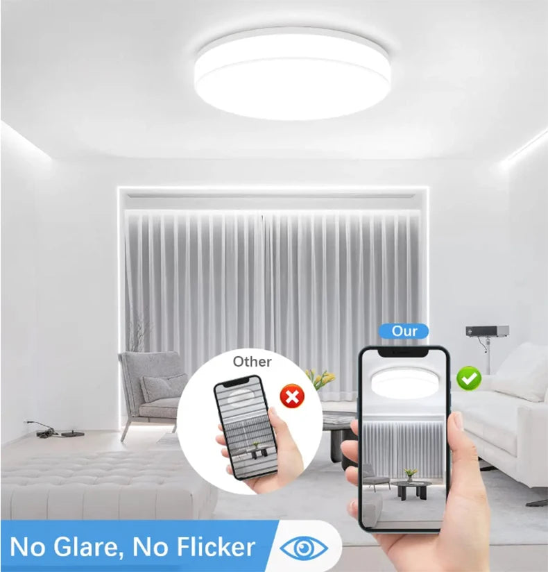 Ultra-thin Round LED Ceiling Lamp Bedroom Light Lustre LED Lights For Room Ceiling Light Fixture Modern Home Decoration