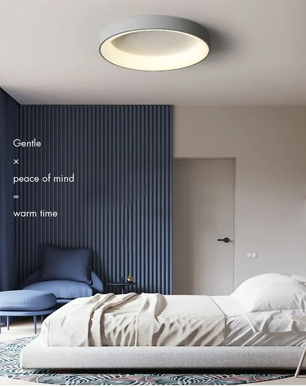 Nordic Ceiling Light Modern LED Simple Lamps For Living Room Bedroom Study Restaurant Home Indoor Round Decor Lighting Fixture