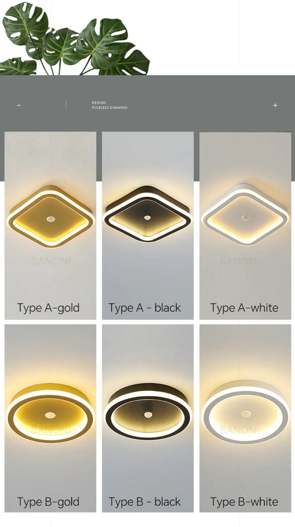 Modern LED Ceiling Lamp For Living Room Bedroom Aisle Corridor  Stairs Ceiling Light Motion Sensor Chandelier Lighting Fixture